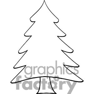300x300 Pine Tree Drawing Clip Art