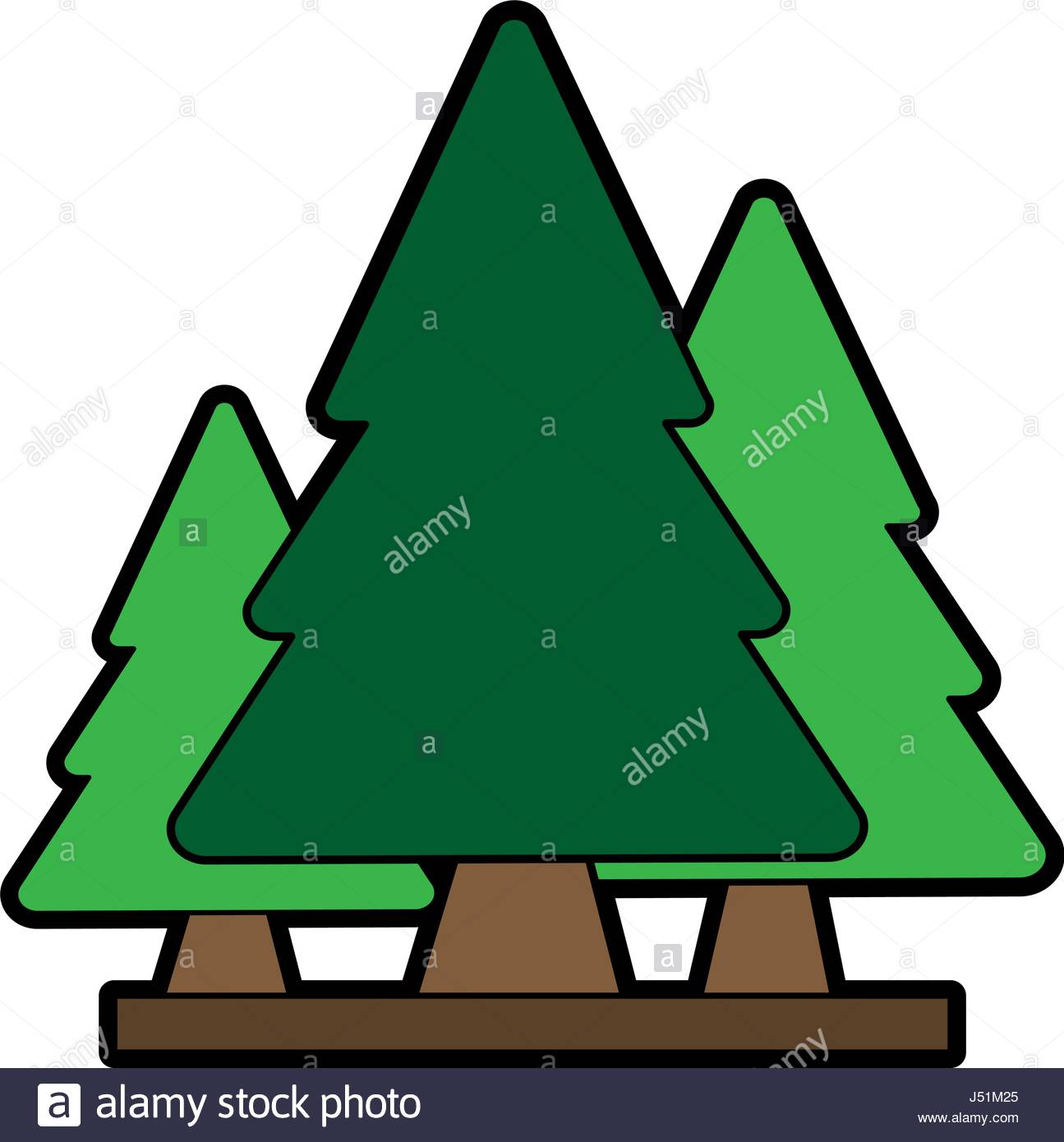 1295x1390 Pine Trees Icon Image Stock Vector Art Amp Illustration, Vector