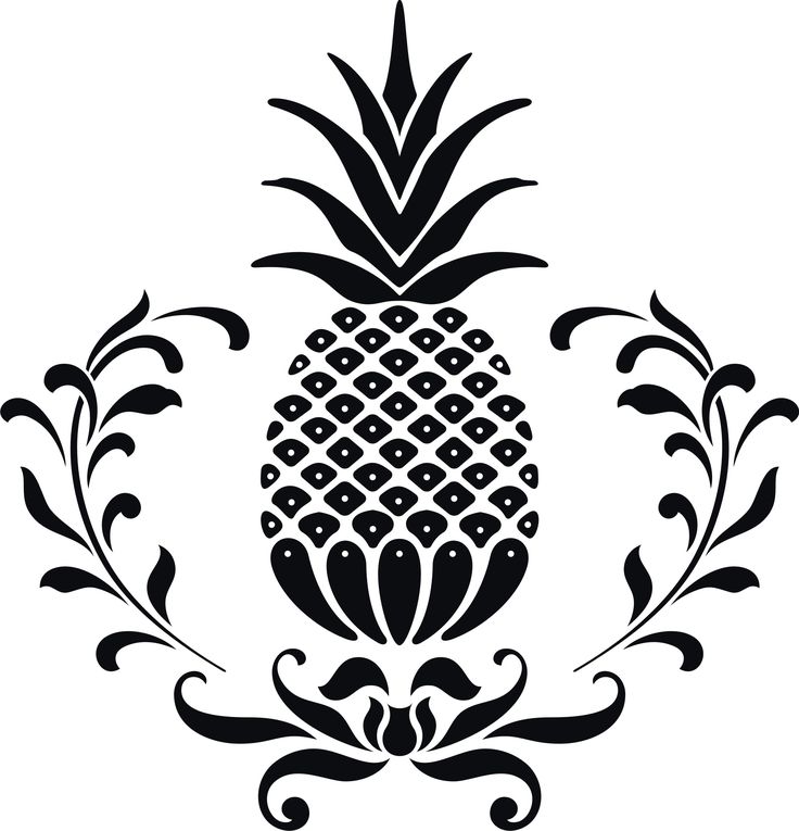 736x765 Pineapple Black And White Ideas About Pineapple Clipart On 4
