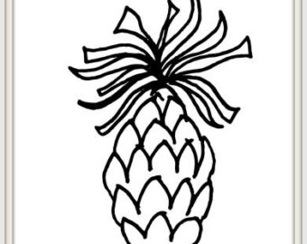 340x270 Pineapple Print Etsy