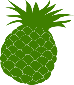 258x297 Green Pineapple Cliparts 217996