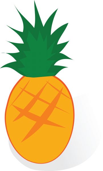 362x600 Cartoon Pineapple