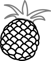 168x198 Free Pineapple Clipart Png, P Neapple Icons
