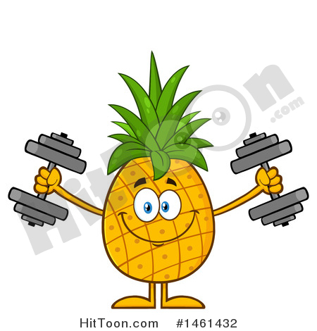 450x470 Pineapple Clipart