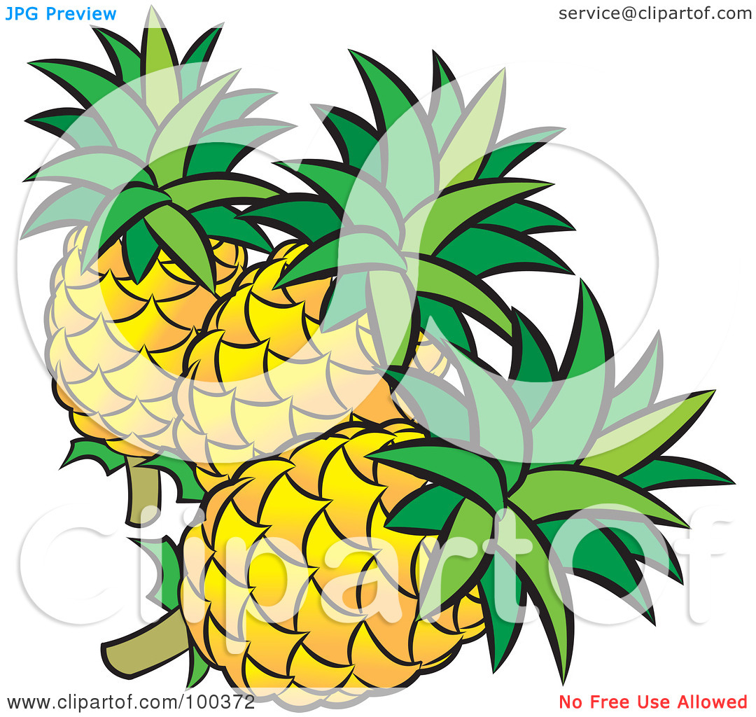 1080x1024 Pineapple Clipart Three