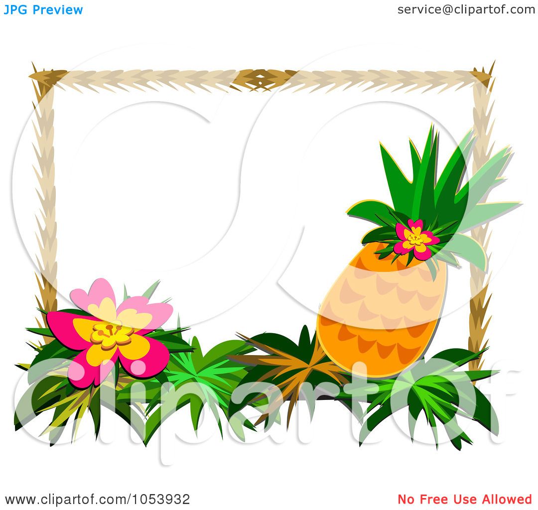 1080x1024 Royalty Free Vector Clip Art Illustration Of A Tropical Flower