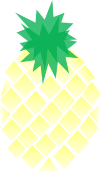 207x350 Pineapple Clipart By Thirdgradenerd Teachers Pay Teachers