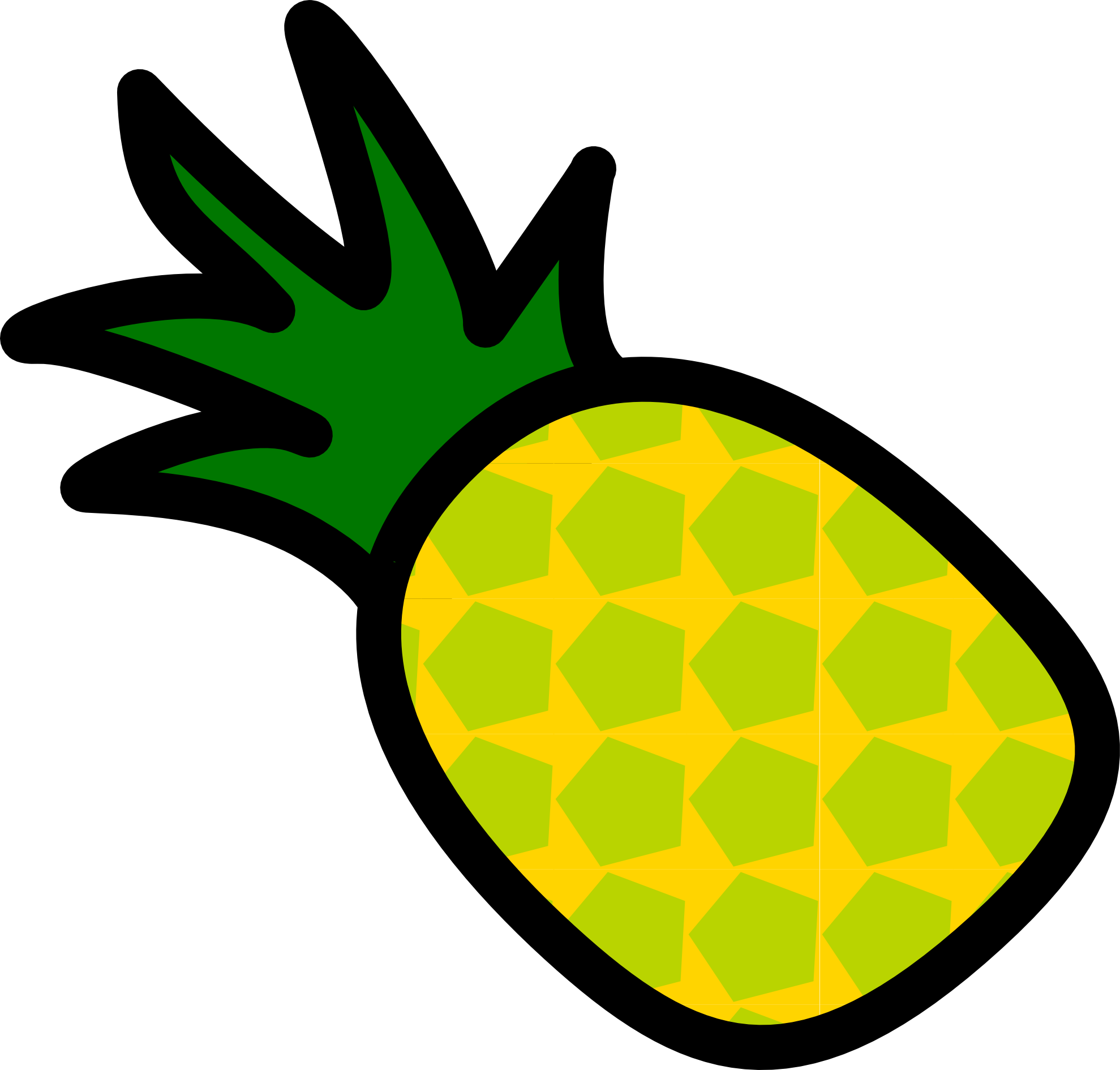 1979x1890 Pineapple Clipart Free Clipart Images