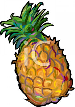 245x350 Royalty Free Pineapple Clipart