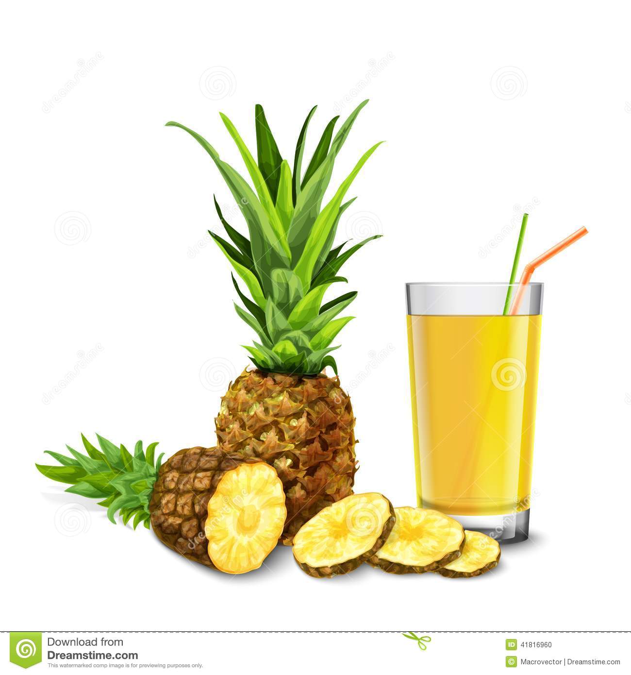 1300x1390 Pineapple Clipart Realistic