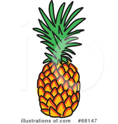 400x420 Pineapple Clipart