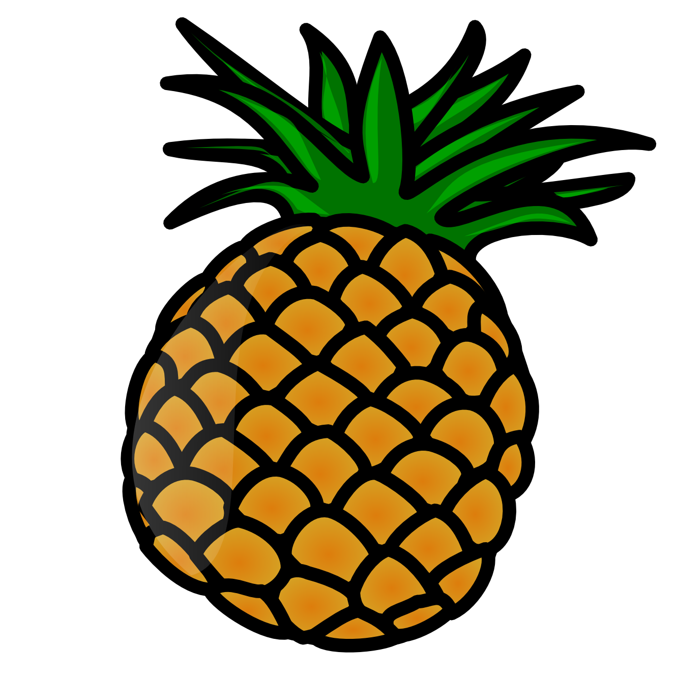 1331x1331 Pineapple Clip Art Free Free Clipart Images