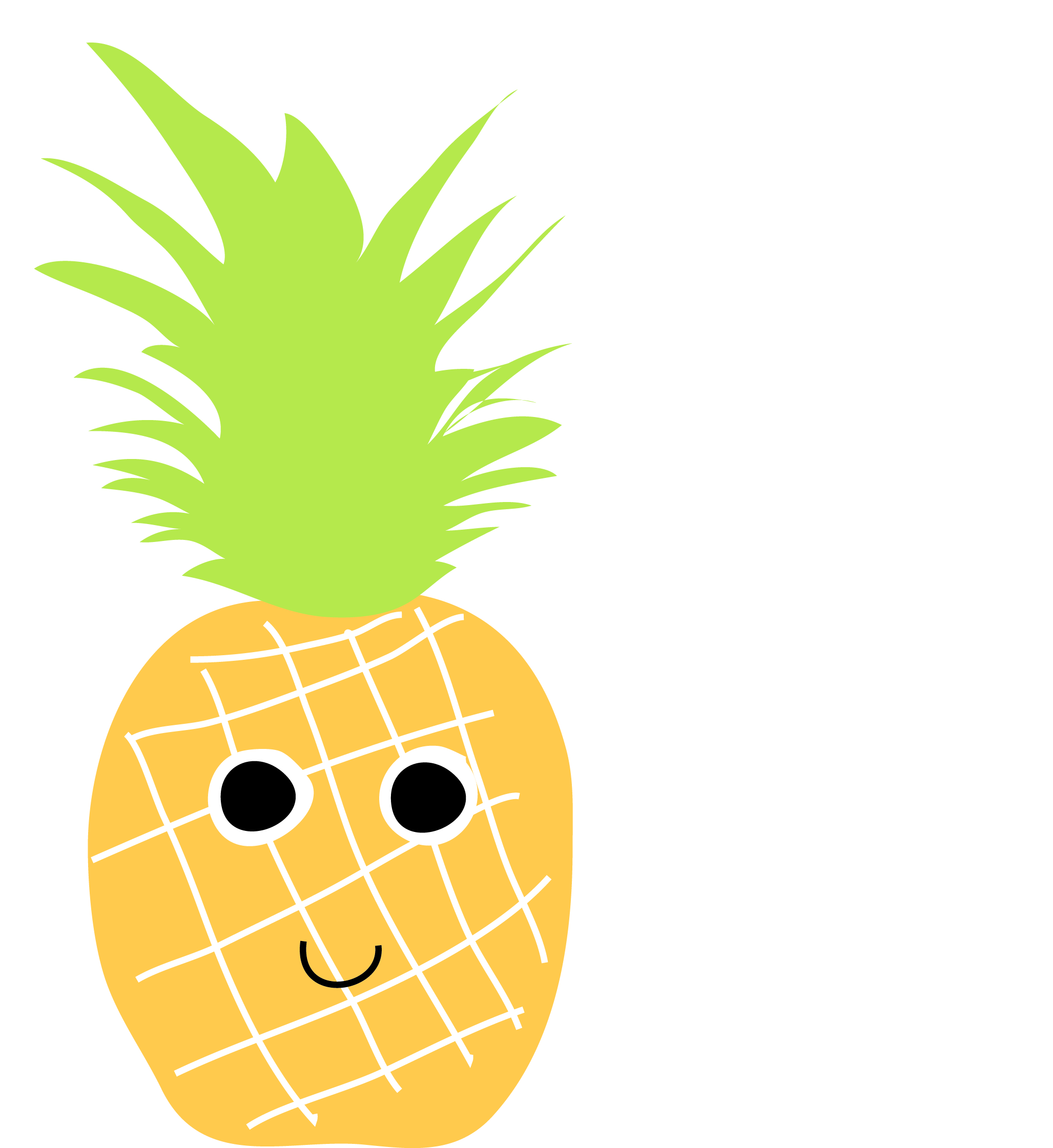 2055x2241 Green Pineapple Cliparts 217994