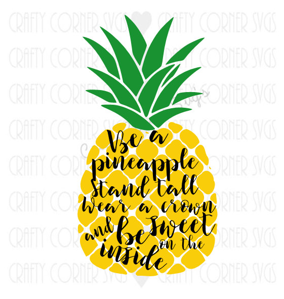 561x591 Pineapple Svg Be A Pineapple Funny Svg Cut File Cute Design