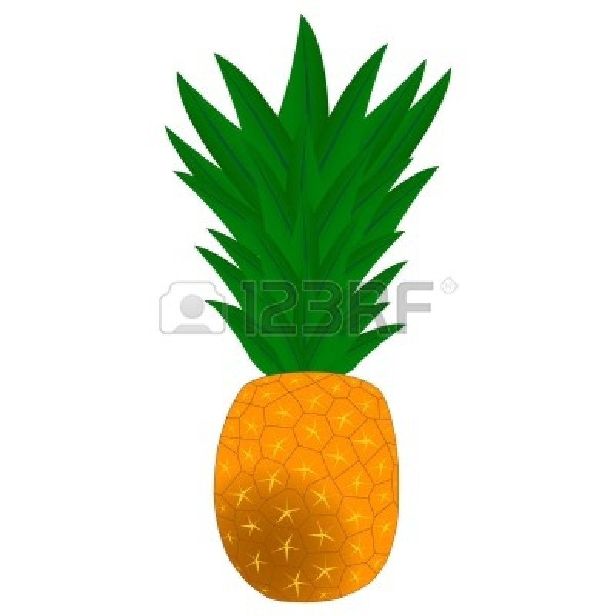 1200x1200 Pineapple Silhouette 10998819 We See Pineapple Cartoon Vector