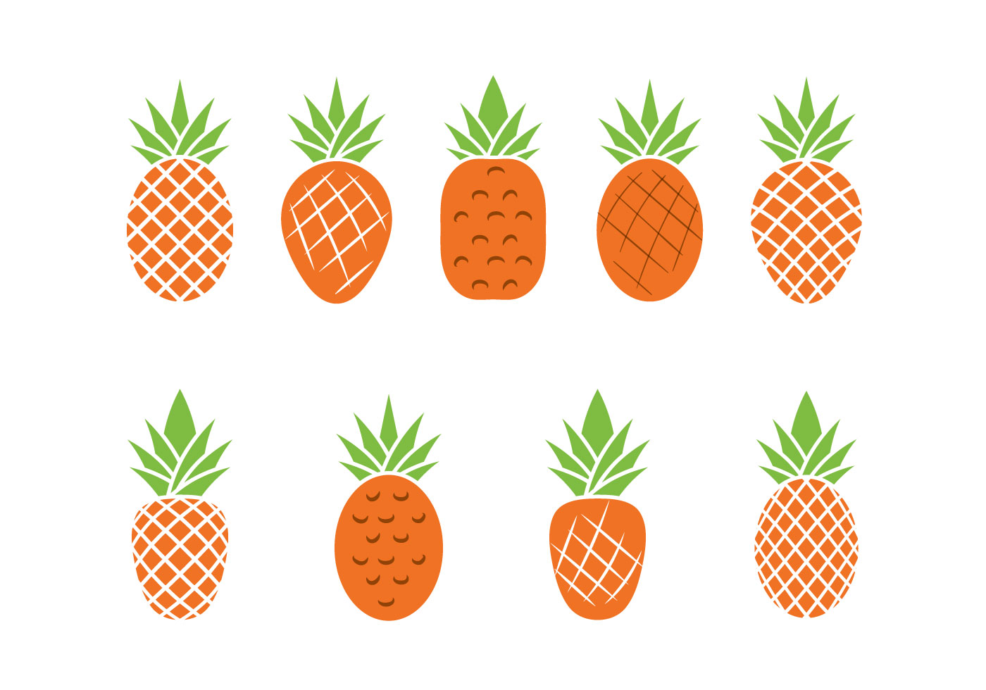 1400x980 Nanas Free Vector Art