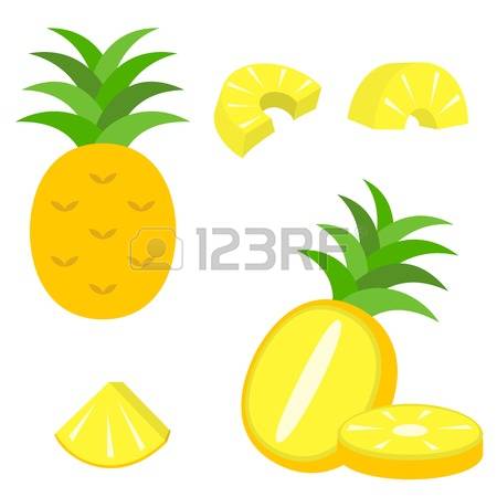450x450 Pineapple Clipart Vector