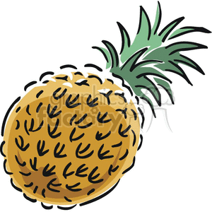 300x300 Royalty Free Pineapple 383057 Vector Clip Art Image