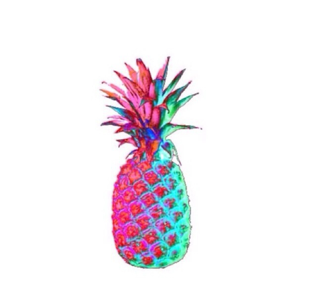 640x600 Colorful Pineapples Tumblr Shizzz