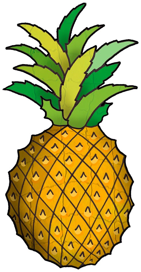 492x950 Pineapple Clipart Yellow Fruit