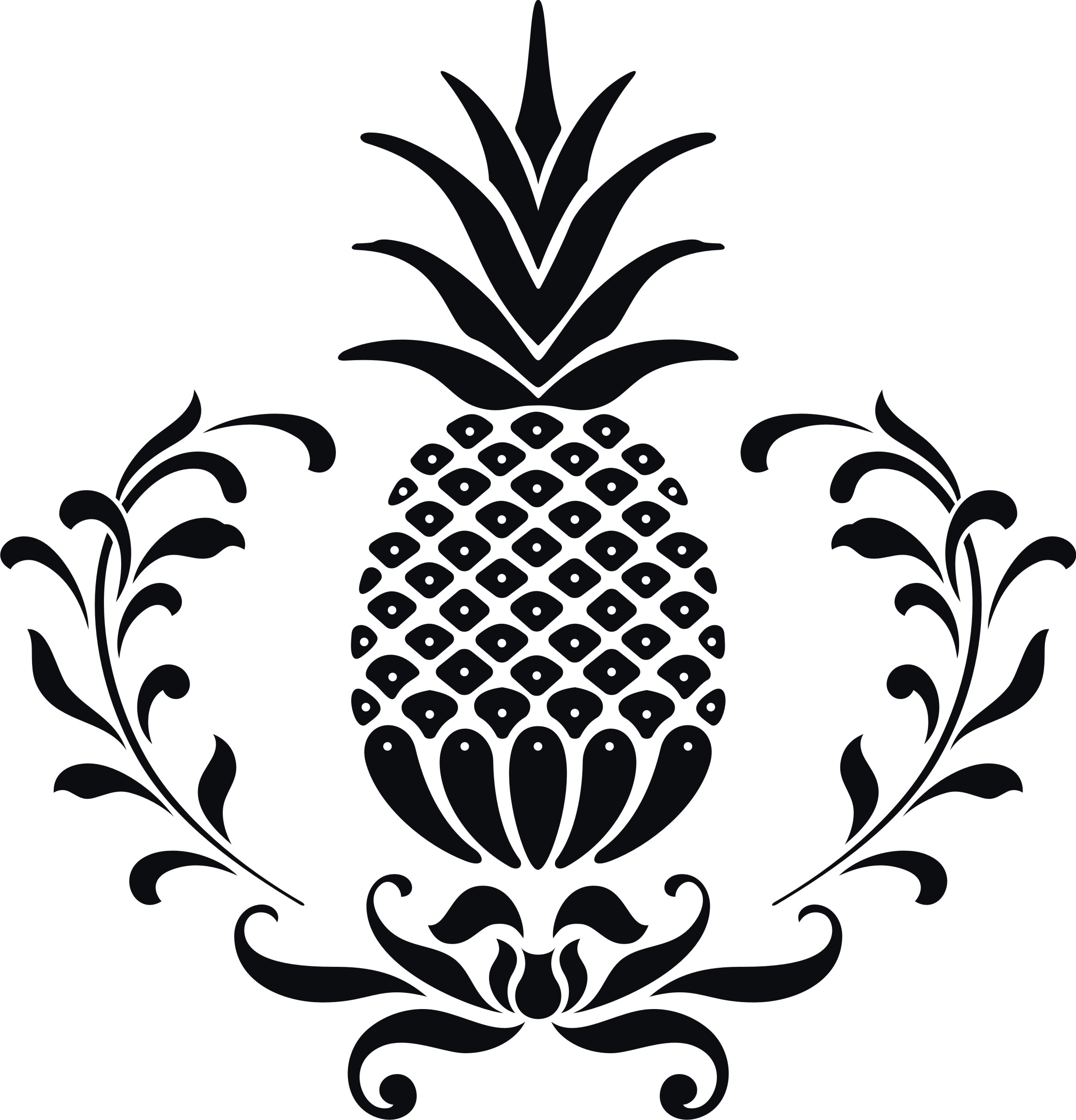 2319x2413 Pineapple Clip Art