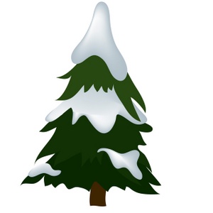 300x300 Snow Clipart Pine Tree
