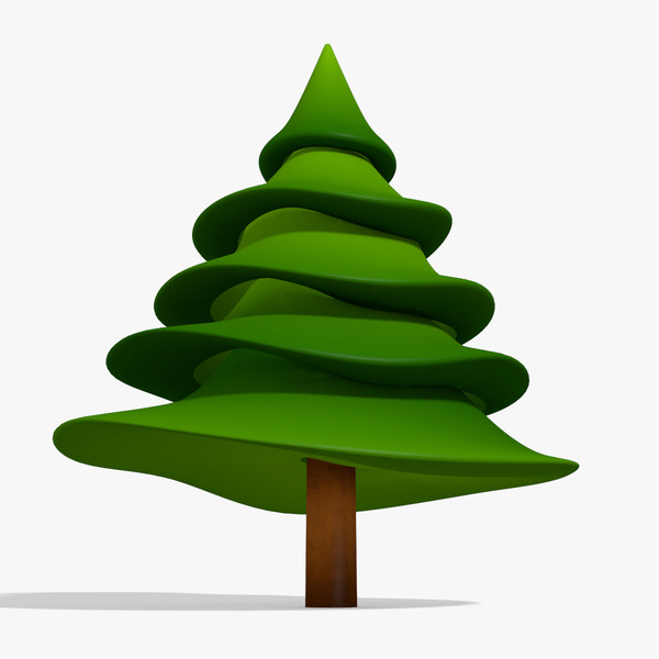 600x600 Pine Tree Clipart Cartoon