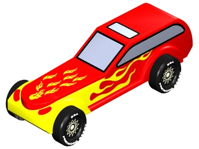 400x300 Racer Clipart Pinewood Derby Car