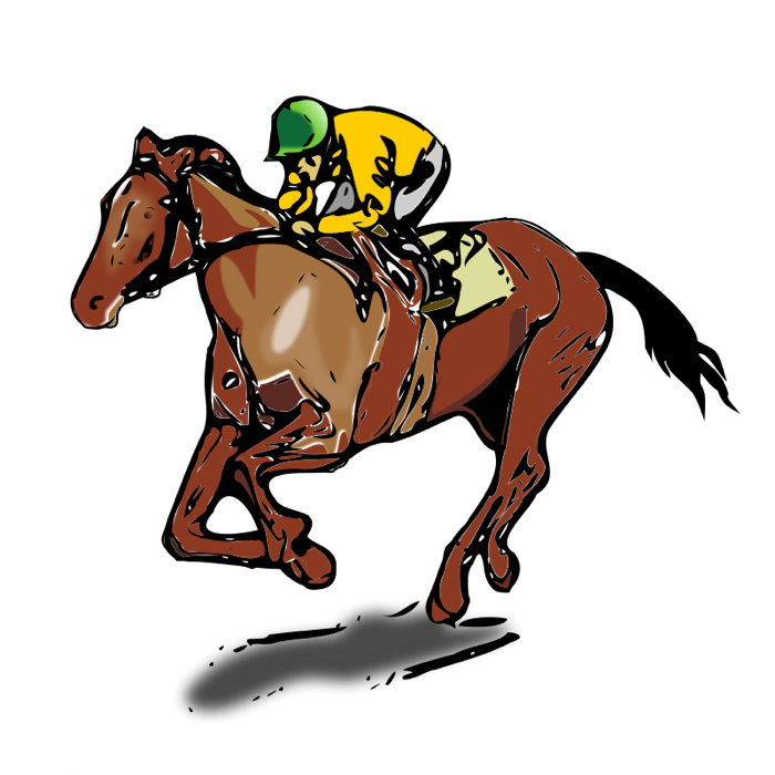 700x700 Derby Horse Clip Art