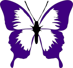 299x279 Pink Clipart Purple Butterfly