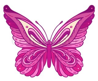 320x264 Butterfly Clipart Pink Baby