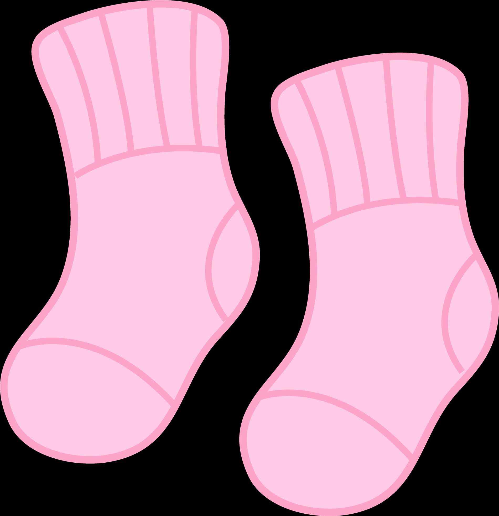 Pink Baby Booties Clipart Free download on ClipArtMag