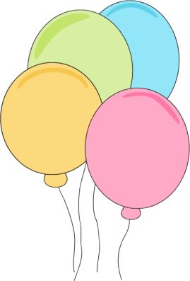 269x397 Pink Balloons Clipart 101 Clip Art