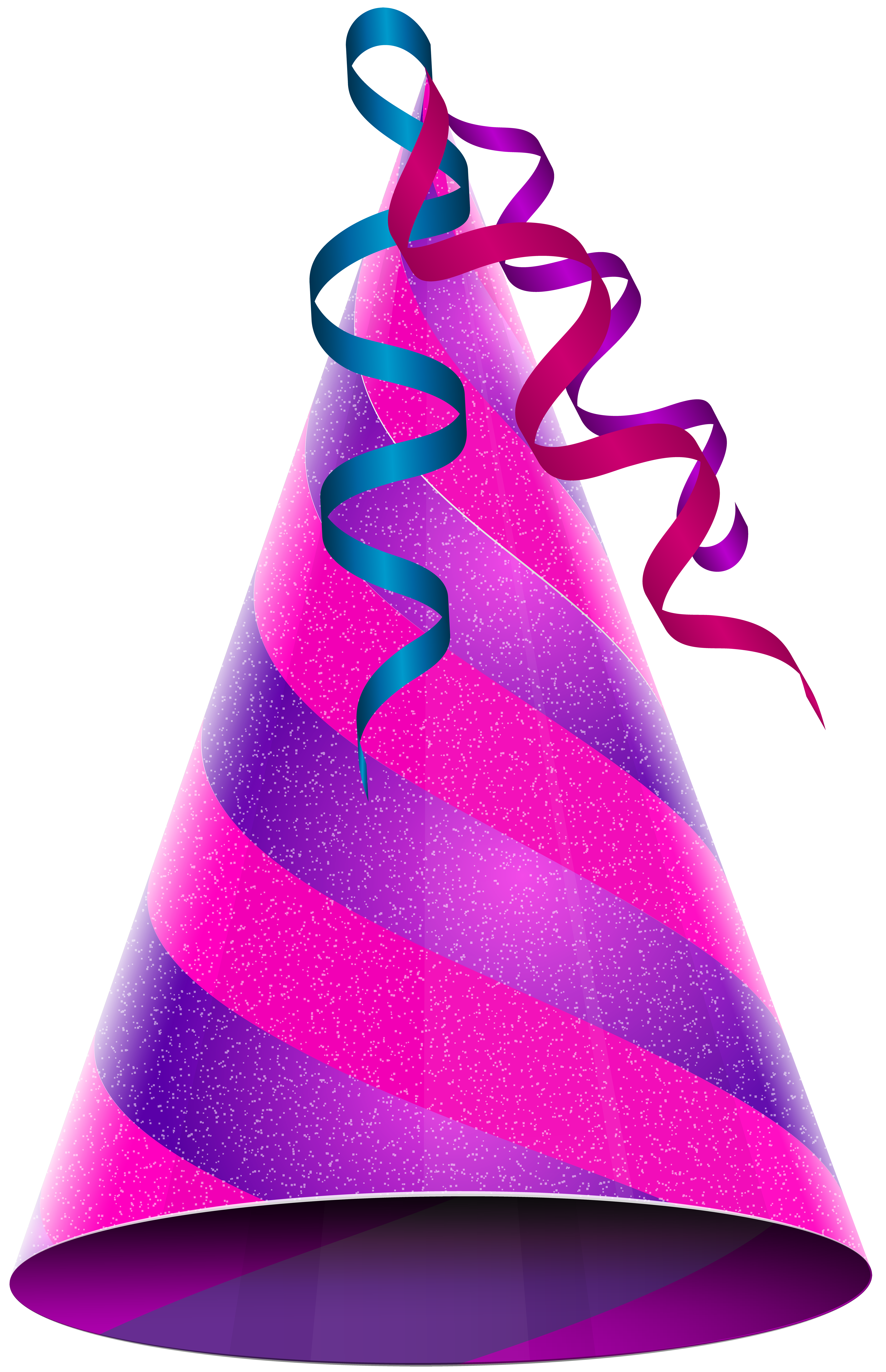 5167x8000 Birthday Party Hat Purple Pink Png Clip Art Imageu200b Gallery