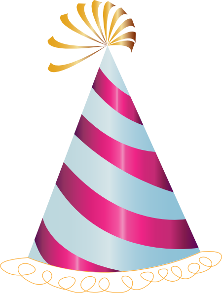 450x594 Pink Party Hat Clip Art