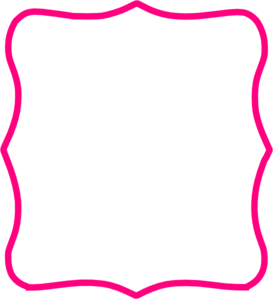 273x299 Hot Pink Frame Clip Art
