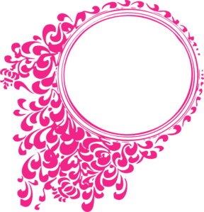 288x299 Frame Clipart Pink