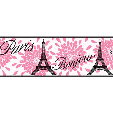 480x480 Ks2264b White And Pink Paris Border