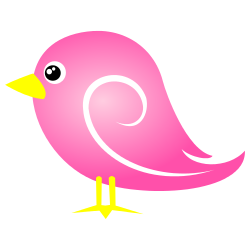 250x250 Pink Bird Clip Art Free Borders And Clip Art