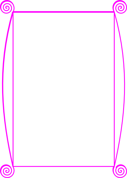 426x597 Pink Border Clip Art