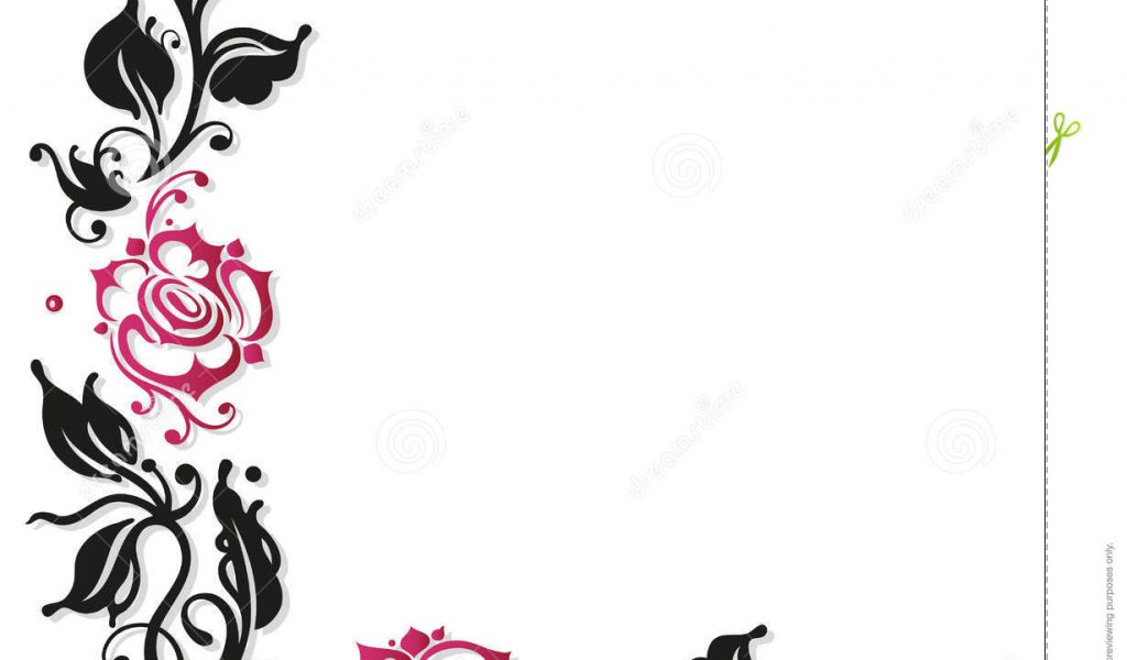 1024x600 Pink Rose Clip Art