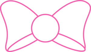 300x171 Pink Bow Clip Art