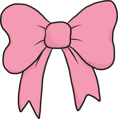 412x416 Ribbon Clipart Pink Bow