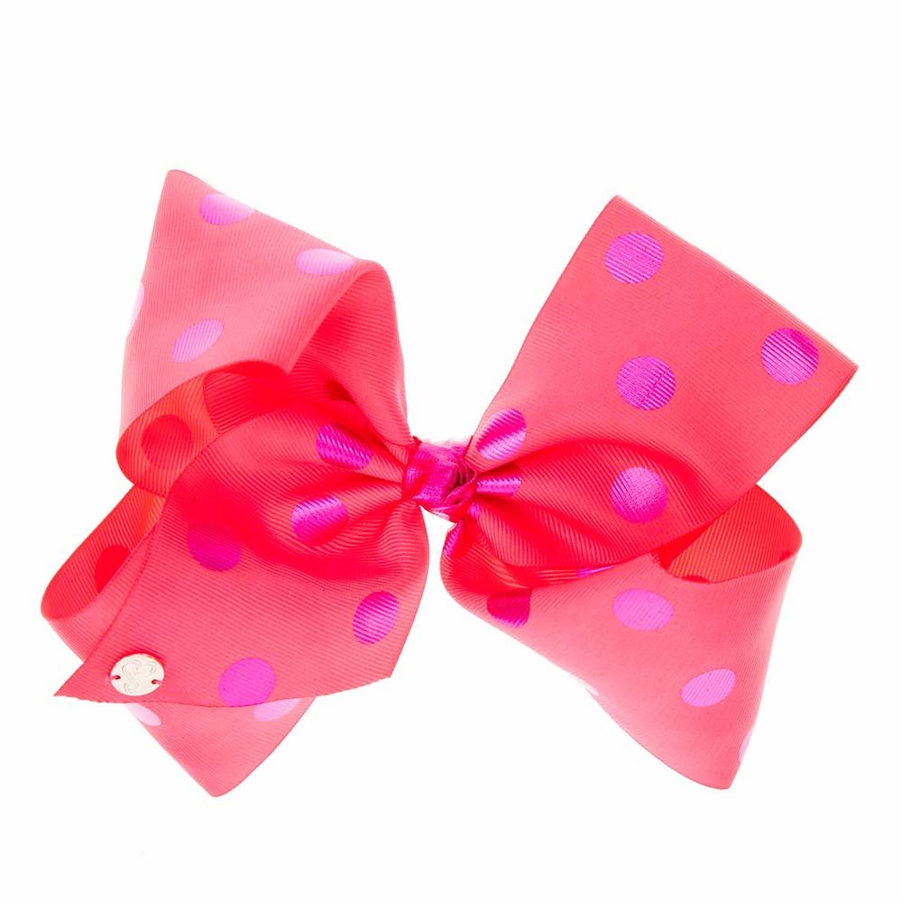 1000x1000 Jojo Siwa Large Pink Amp Purple Polka Dot Hair Bow Claire'S