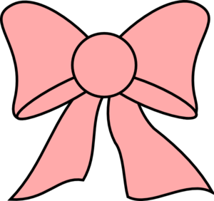 300x282 Pink Bow Clip Art