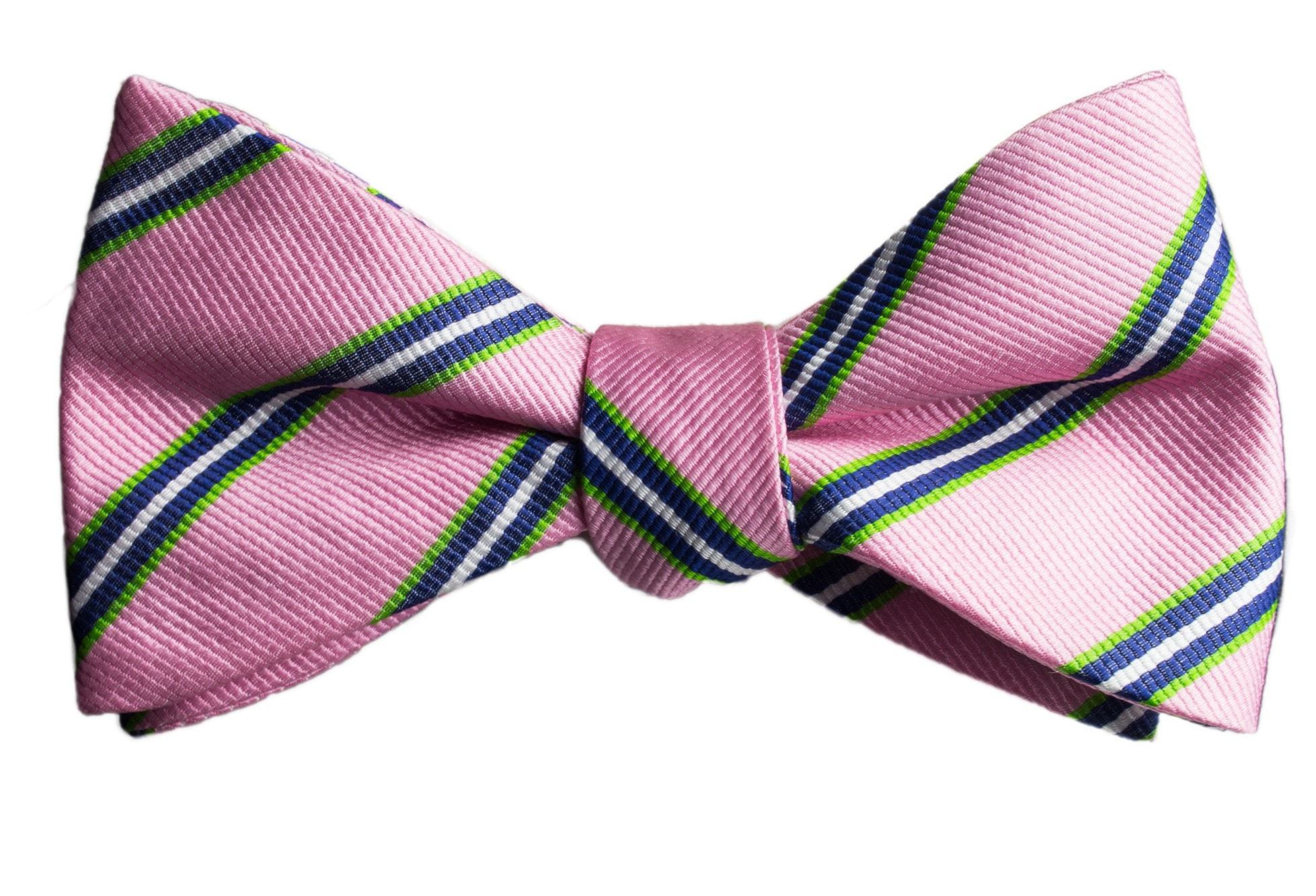1957x1333 Pink Bow Tie And Green Stripes