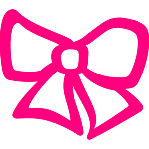 300x300 Pink Bow Clipart Clipart Image