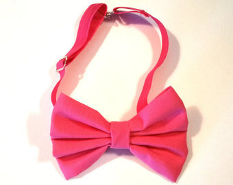 340x270 Pink Bow Tie Etsy