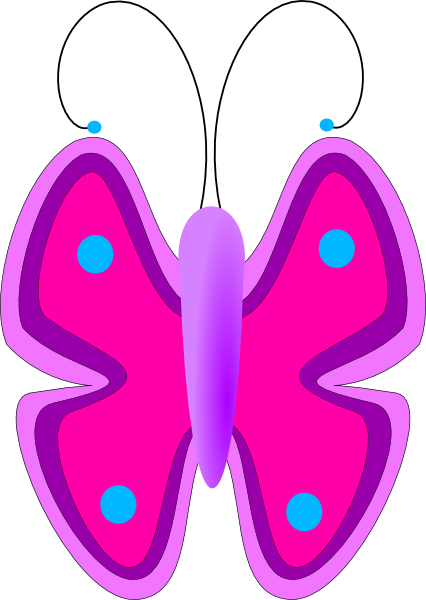 426x600 Butterfly Clipart