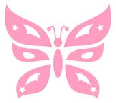 170x150 Pink Butterfly Clip Art